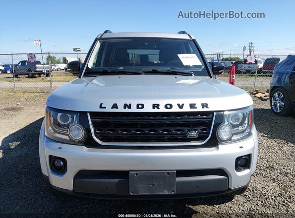SALAG2V60GA804661 2016 LAND ROVER LR4 Серебряный Вид щитка приборов