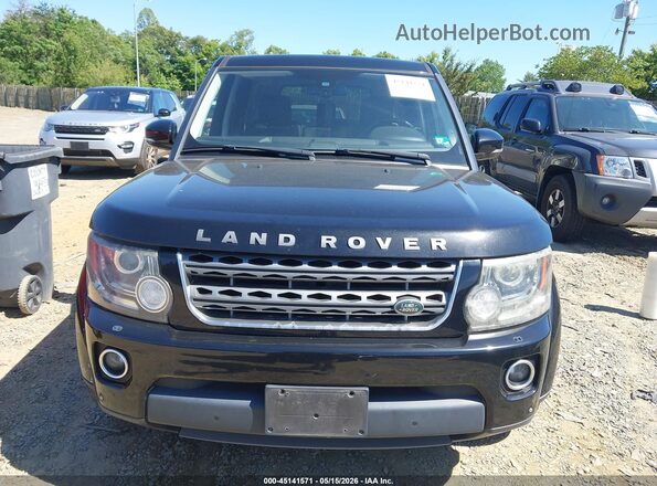 SALAG2V61GA837250 2016 LAND ROVER LR4 Black Widok zestawu wskaźników