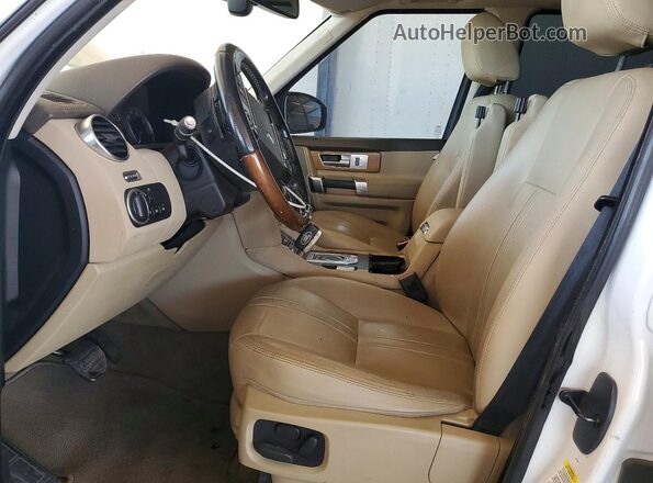 SALAG2V62GA841419 2016 LAND ROVER LR4 Белый Вид салона спереди