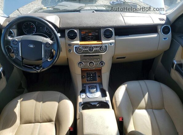 SALAG2V67GA818248 2016 LAND ROVER LR4 White Widok deski rozdzielczej
