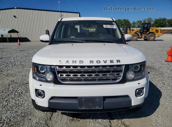 SALAG2V67GA818248 2016 LAND ROVER LR4 White Widok z przodu