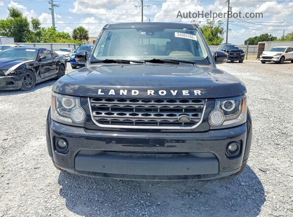 SALAG2V69GA796706 2016 LAND ROVER LR4 Black Vista frontal