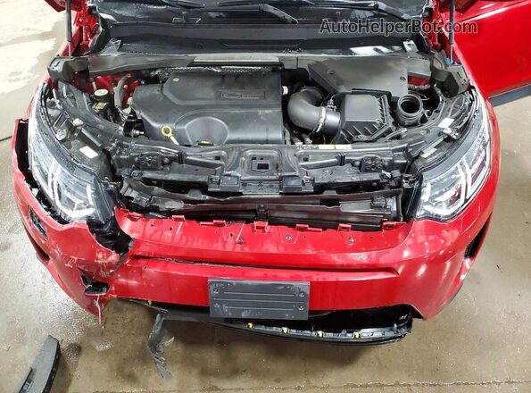 SALCJ2FX0LH871277 2020 LAND ROVER DISCOVERY Красный Вид подкапотного пространства