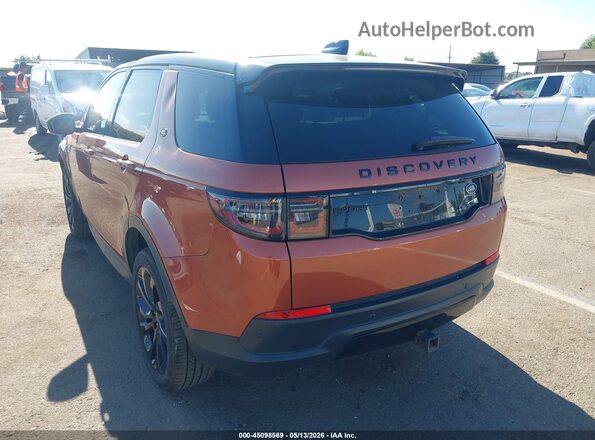SALCJ2FX5MH890134 2021 LAND ROVER DISCOVERY SPORT Оранжевый Задняя левая четверть