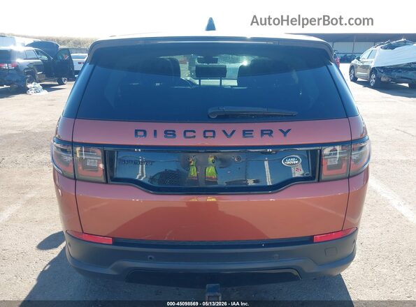 SALCJ2FX5MH890134 2021 LAND ROVER DISCOVERY SPORT Оранжевый 
