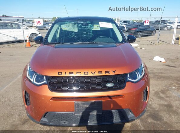 SALCJ2FX5MH890134 2021 LAND ROVER DISCOVERY SPORT Оранжевый Вид щитка приборов