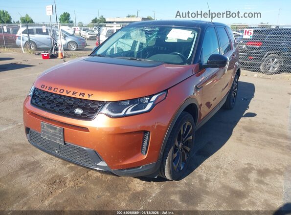 SALCJ2FX5MH890134 2021 LAND ROVER DISCOVERY SPORT Оранжевый Передняя левая четверть