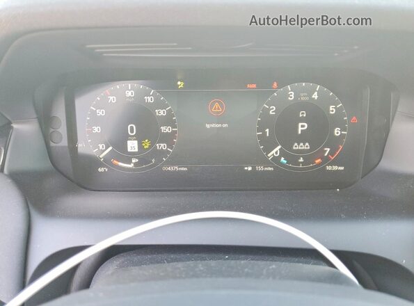 SALCJ2FX5RH349155 2024 LAND ROVER DISCOVERY Gray Вид щитка приладів