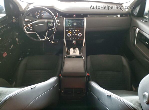 SALCJ2FX6MH887436 2021 LAND ROVER DISCOVERY Black Widok deski rozdzielczej