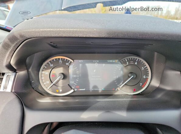 SALCK2FX8LH846124 2020 LAND ROVER DISCOVERY Черный Вид щитка приборов