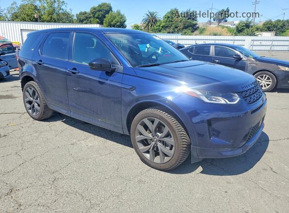 SALCL2FX7NH909245 2022 LAND ROVER DISCOVERY Blue Передня права чверть