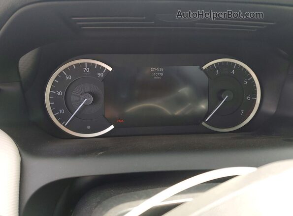 SALCL2FXXPH335775 2023 LAND ROVER DISCOVERY Синий Вид щитка приборов