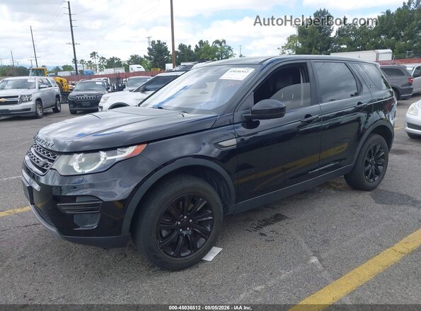SALCP2BG0HH698954 2017 LAND ROVER DISCOVERY SPORT Black წინა მარცხენა ხედი სამი მეოთხედიდან