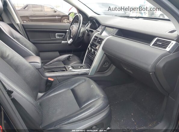 SALCP2BG0HH698954 2017 LAND ROVER DISCOVERY SPORT Black წინა სალონის ხედი