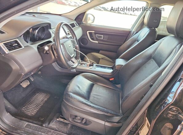SALCP2BG2HH671271 2017 LAND ROVER DISCOVERY Black Вид салону спереду
