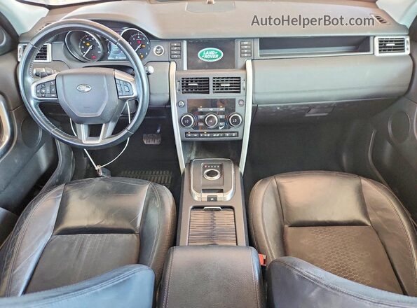SALCP2BG2HH671271 2017 LAND ROVER DISCOVERY Black Вид панелі приладів