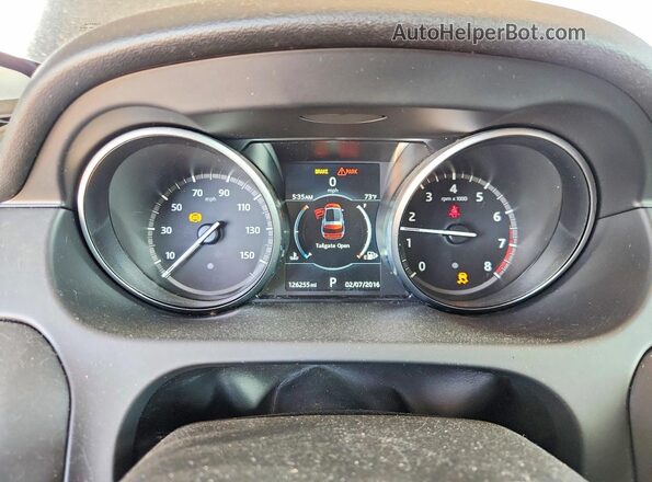 SALCP2BG2HH671271 2017 LAND ROVER DISCOVERY Black Вид щитка приладів