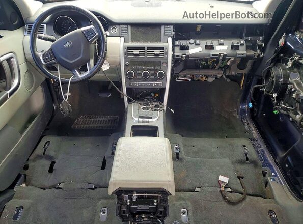 SALCP2BG7GH569320 2016 LAND ROVER DISCOVERY Синий Вид панели приборов