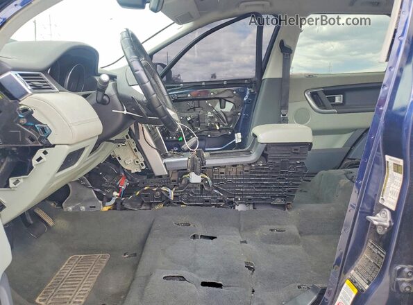 SALCP2BG7GH569320 2016 LAND ROVER DISCOVERY Синий Вид салона спереди