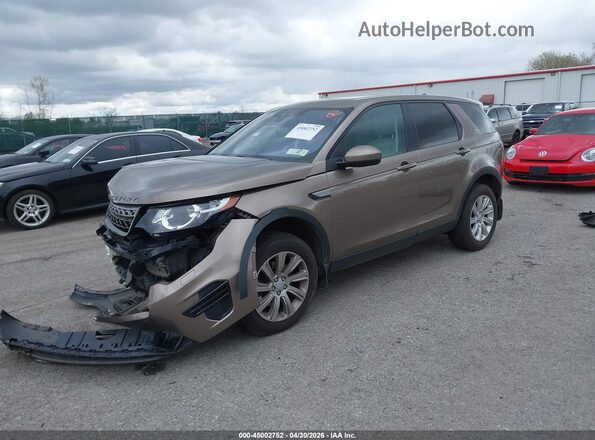 SALCP2BG7HH638492 2017 LAND ROVER DISCOVERY SPORT Желто-коричневый Передняя левая четверть
