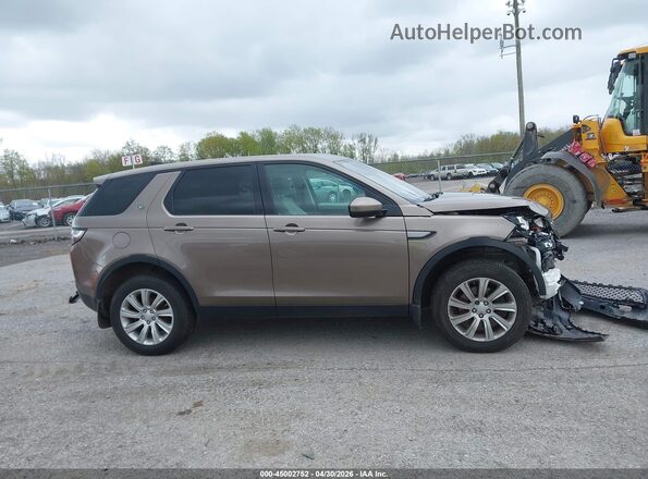 SALCP2BG7HH638492 2017 LAND ROVER DISCOVERY SPORT Желто-коричневый Вид задней части салона