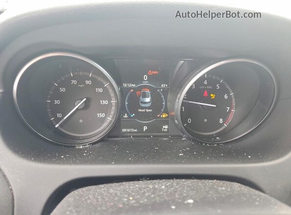 SALCP2BG9HH658338 2017 LAND ROVER DISCOVERY Silver Vista del cuadro de instrumentos