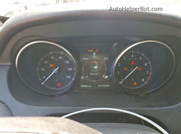 SALCP2FX1KH793038 2019 LAND ROVER DISCOVERY White Vista del cuadro de instrumentos