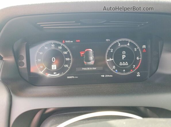 SALCP2FX1LH834933 2020 LAND ROVER DISCOVERY Gray Vista del cuadro de instrumentos