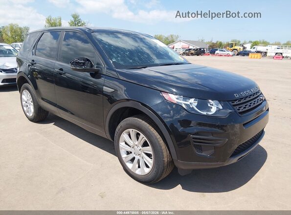 SALCP2FX6KH786375 2019 LAND ROVER DISCOVERY SPORT Black Przód prawy