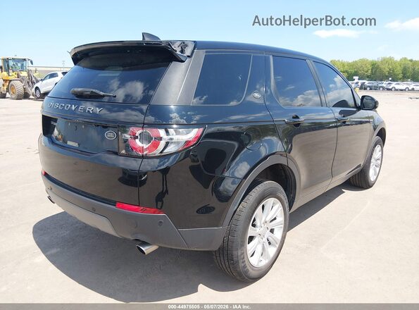 SALCP2FX6KH786375 2019 LAND ROVER DISCOVERY SPORT Black Tył prawy