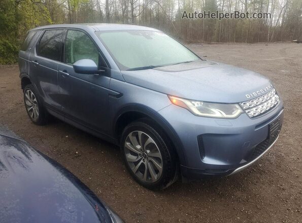 SALCP2FX9LH859630 2020 LAND ROVER DISCOVERY Синий Передняя правая четверть