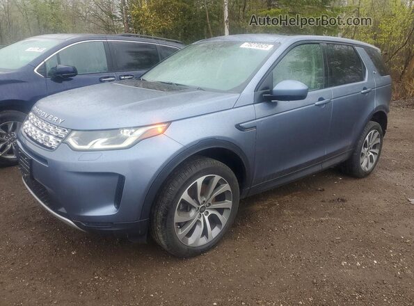 SALCP2FX9LH859630 2020 LAND ROVER DISCOVERY Синий Передняя левая четверть