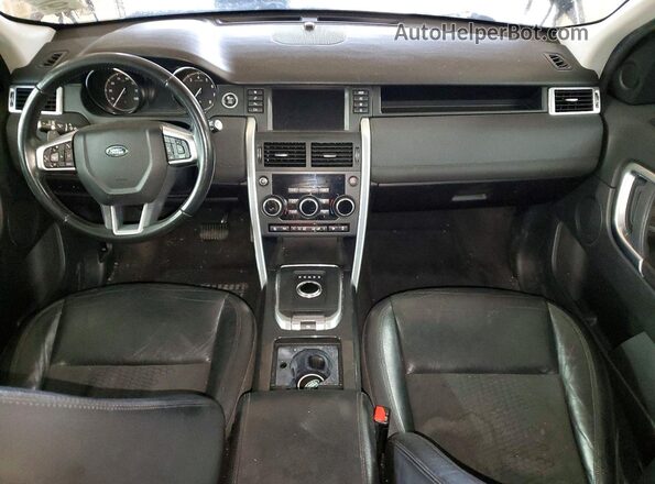 SALCP2RX7JH728480 2018 LAND ROVER DISCOVERY Black Widok deski rozdzielczej