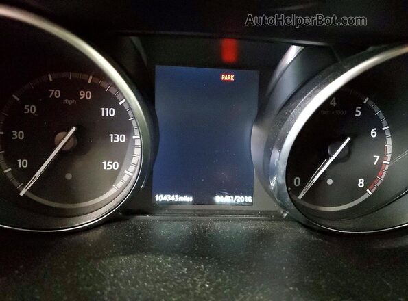 SALCP2RX7JH728480 2018 LAND ROVER DISCOVERY Black Widok zestawu wskaźników