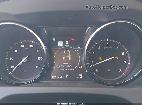 SALCR2FX3KH811615 2019 LAND ROVER DISCOVERY SPORT White Вид задніх сидінь