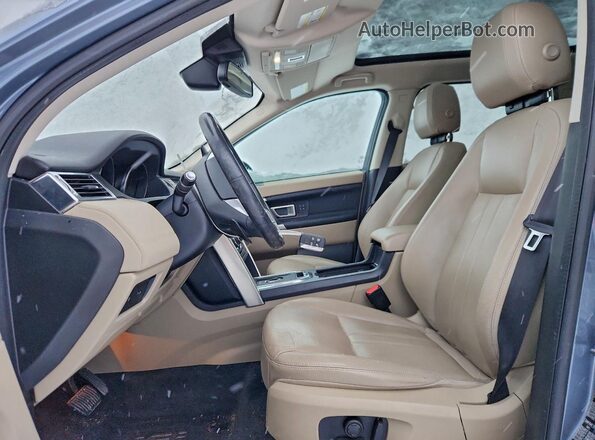 SALCR2FX5KH794221 2019 LAND ROVER DISCOVERY Синий Вид салона спереди