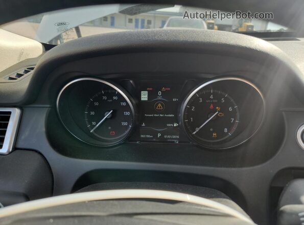 SALCT2BG1HH660063 2017 LAND ROVER DISCOVERY Белый Вид щитка приборов