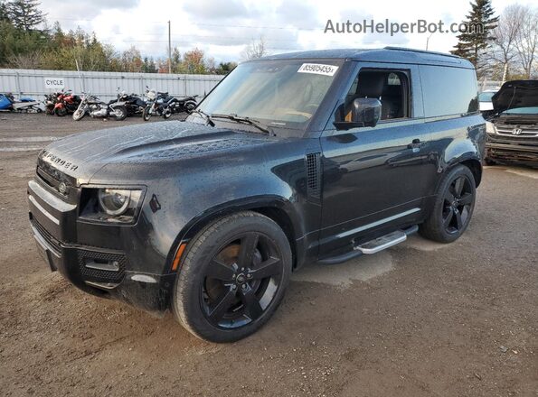 SALE26EU4P2166561 2023 LAND ROVER DEFENDER Черный Передняя левая четверть