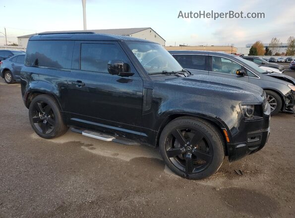 SALE26EU4P2166561 2023 LAND ROVER DEFENDER Черный Передняя правая четверть