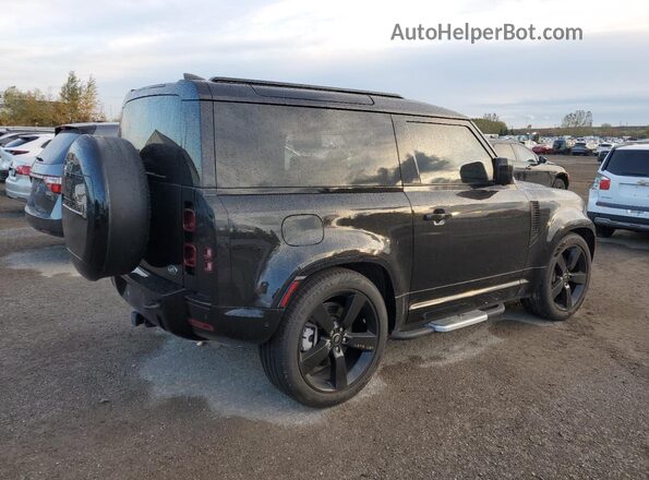 SALE26EU4P2166561 2023 LAND ROVER DEFENDER Черный Задняя правая четверть
