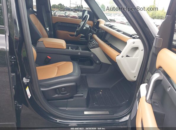 SALE27EU0P2221318 2023 LAND ROVER DEFENDER Black Widok wnętrza z przodu