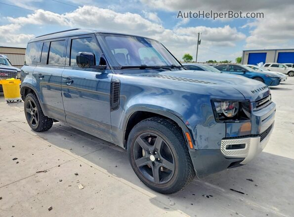 SALEP7EU4L2021277 2020 LAND ROVER DEFENDER Синий Передняя правая четверть