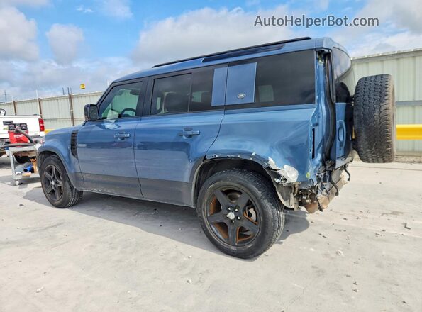 SALEP7EU4L2021277 2020 LAND ROVER DEFENDER Синий Задняя левая четверть