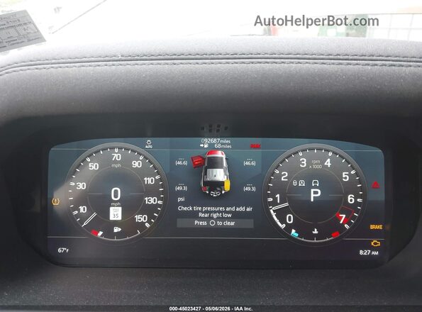 SALEP7EU5L2003175 2020 LAND ROVER DEFENDER Желто-коричневый Вид задних сидений