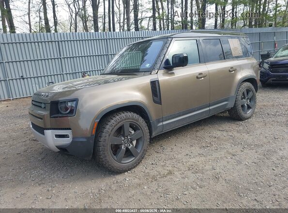 SALEP7EU5L2003175 2020 LAND ROVER DEFENDER Желто-коричневый Передняя левая четверть