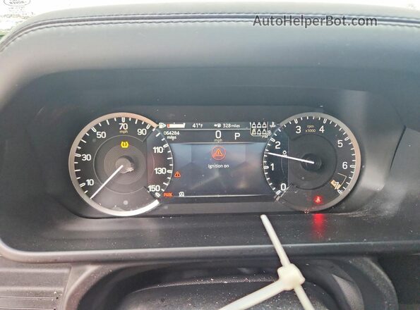 SALEPFEU3P2238268 2023 LAND ROVER DEFENDER Silver Widok zestawu wskaźników