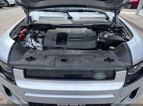 SALEW7RU6N2097910 2022 LAND ROVER DEFENDER Серебряный Вид сзади
