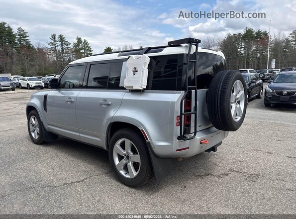 SALEW7RU6N2097910 2022 LAND ROVER DEFENDER Серебряный Задняя левая четверть