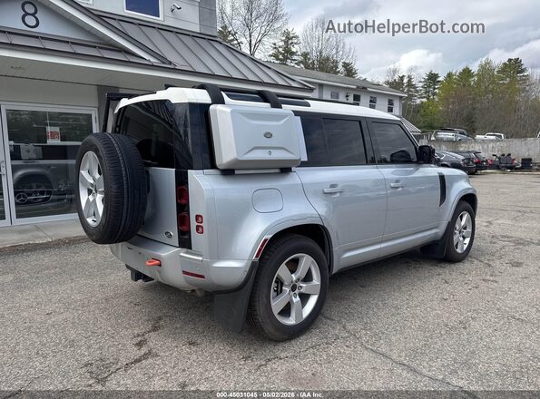 SALEW7RU6N2097910 2022 LAND ROVER DEFENDER Серебряный Задняя правая четверть