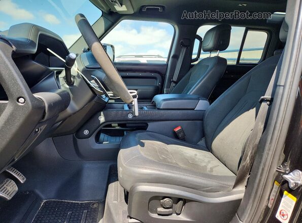 SALEWEEE6P2109303 2023 LAND ROVER DEFENDER Черный Вид салона спереди